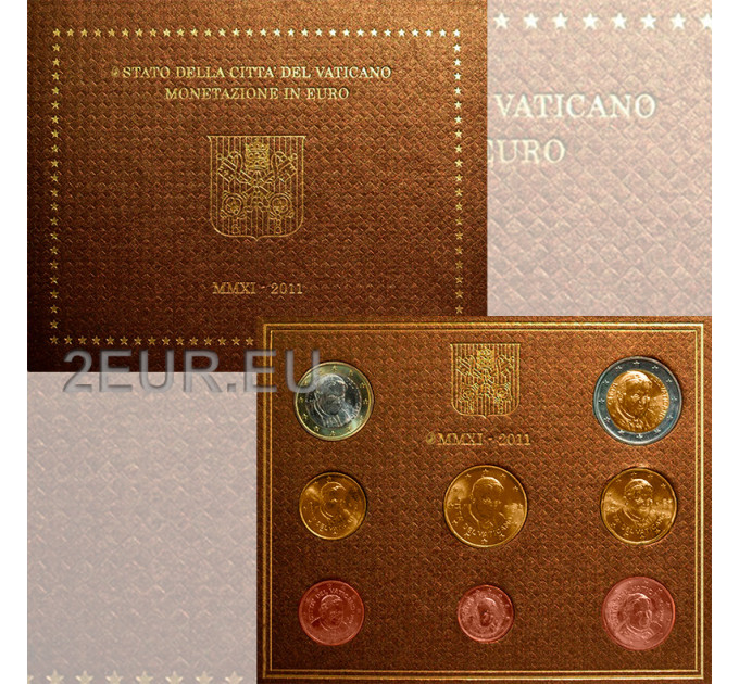 Vatican coffret BU 2011 - Coffret euros 