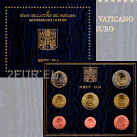 Vatican coffret BU 2014 - Coffret euros 
