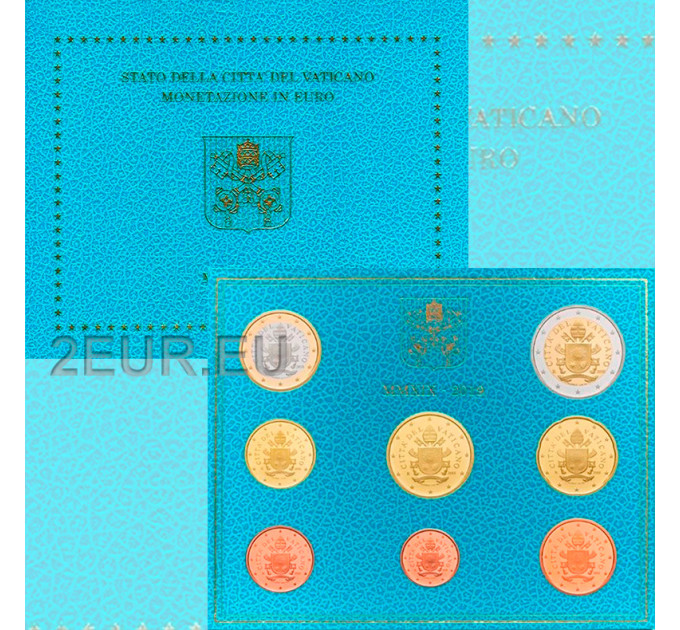 Vatican coffret BU 2019 - Coffret euros 