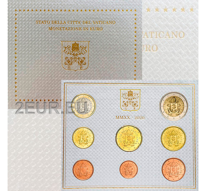 Vatican coffret BU 2020 - Coffret euros 