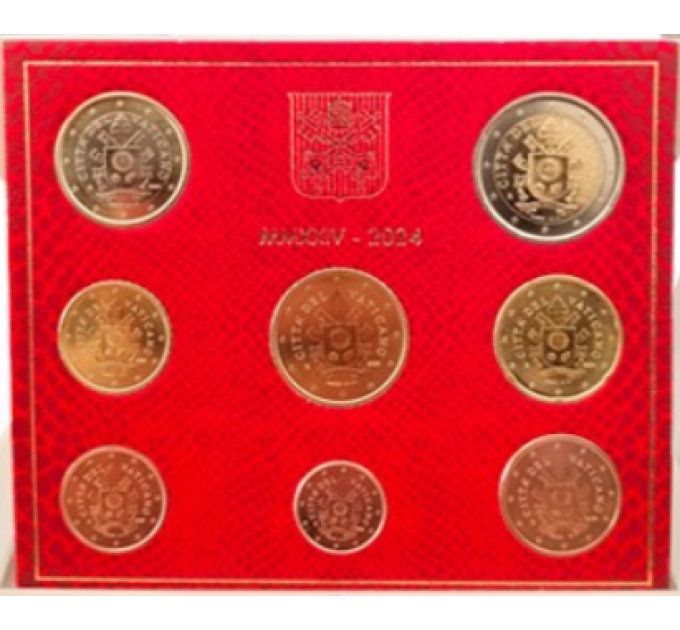 Vatican coffret BU 2024 - Coffret euros 