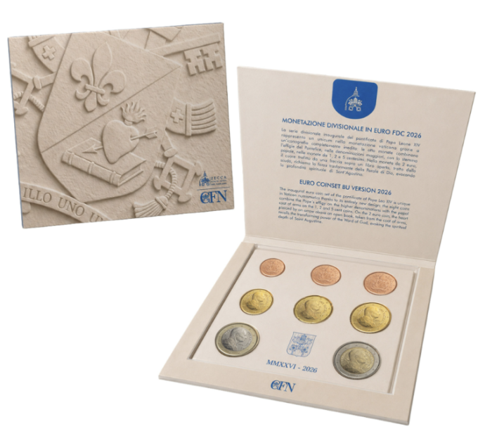 Vatican coffret BU 2026 - Coffret euros 