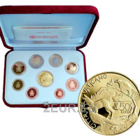 Vatican coffret BE or 2021 - Coffret Euros  