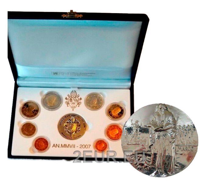Vatican coffret BE 2007 - Coffret euros 