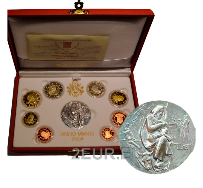 Vatican coffret BE 2008 - Coffret euros 