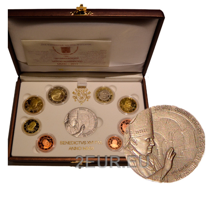 Vatican coffret BE 2011 - Coffret euros 