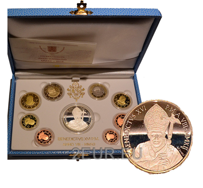 Vatican coffret BE 2012 - Coffret euros 