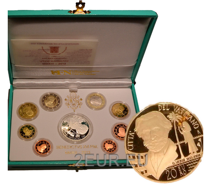Vatican coffret BE 2013 - Coffret euros 