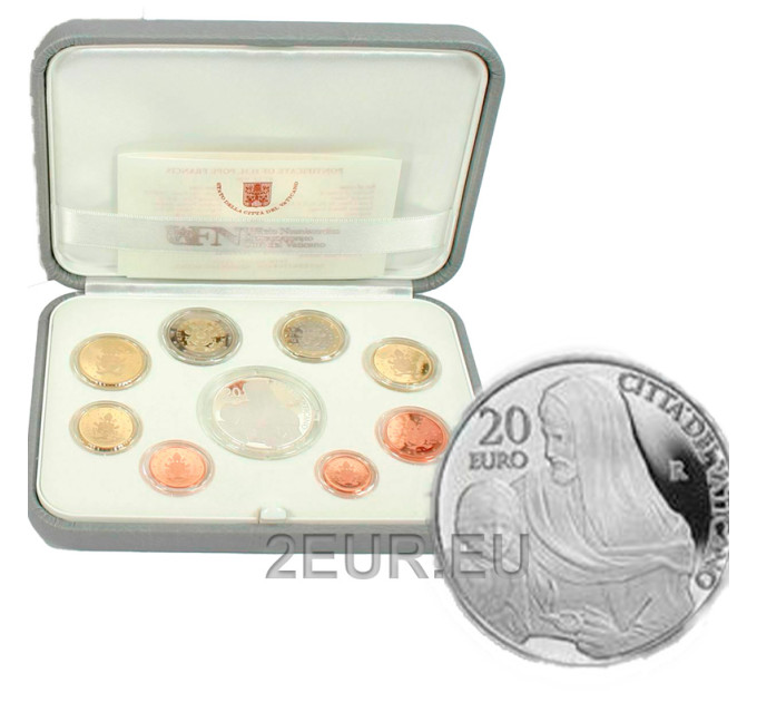 Vatican coffret BE 2020 - Coffret euros 