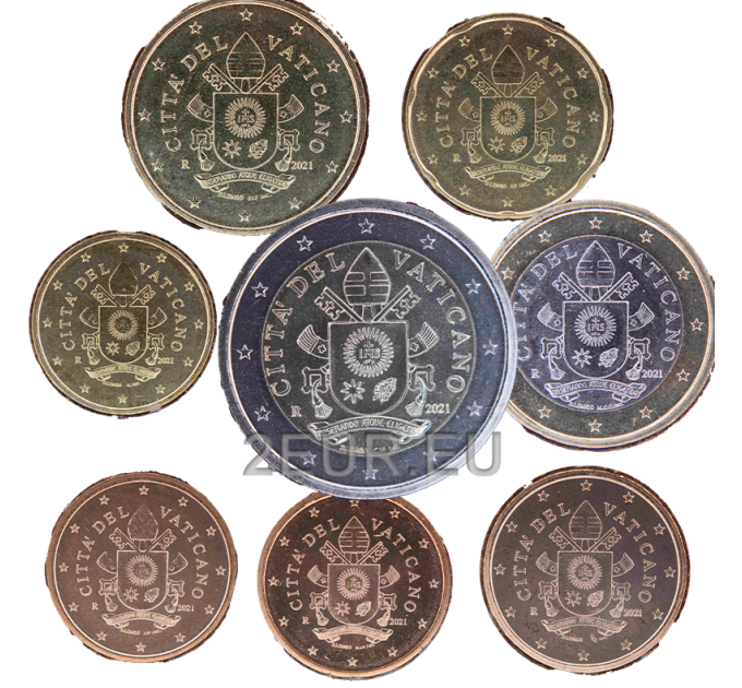 Vatican coffret UNC 2022 - Coffret euros 