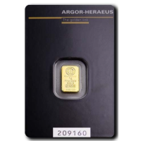 1g Lingot d'or Argor Heraeus