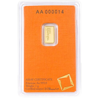 1g Lingot d'or Valcambi