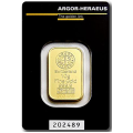 10g Lingot d'or Argor Heraeus