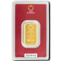 10g Lingot d'or Austrian Mint