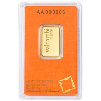 10g Lingot d'or Valcambi