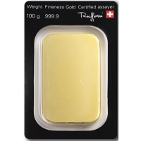 100 g Lingot d'or Argor Heraeus