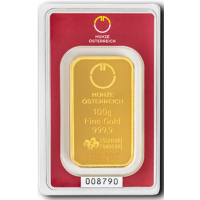 100 g Lingot d'or Austrian Mint