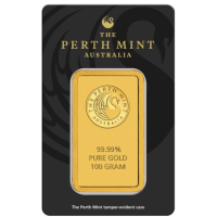 100 g Lingot d'or Perth Mint