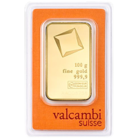 100 g Lingot d'or Valcambi