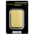 20g Lingot d'or Argor Heraeus