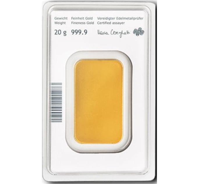 20g Lingot d'or Austrian Mint