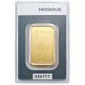 20g Lingot d'or Heraeus