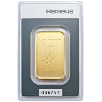 20g Lingot d'or Heraeus