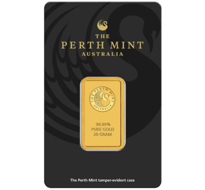 20g Lingot d'or Perth Mint