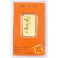 20g Lingot d'or Valcambi