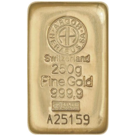 250 g Lingot d'or Argor Heraeus