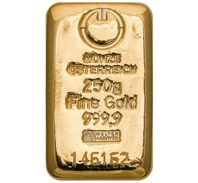 250 g Lingot d'or Austrian Mint
