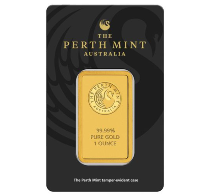 31,1g Lingot d'or Perth Mint