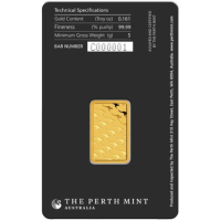 5g Lingot d'or Perth Mint