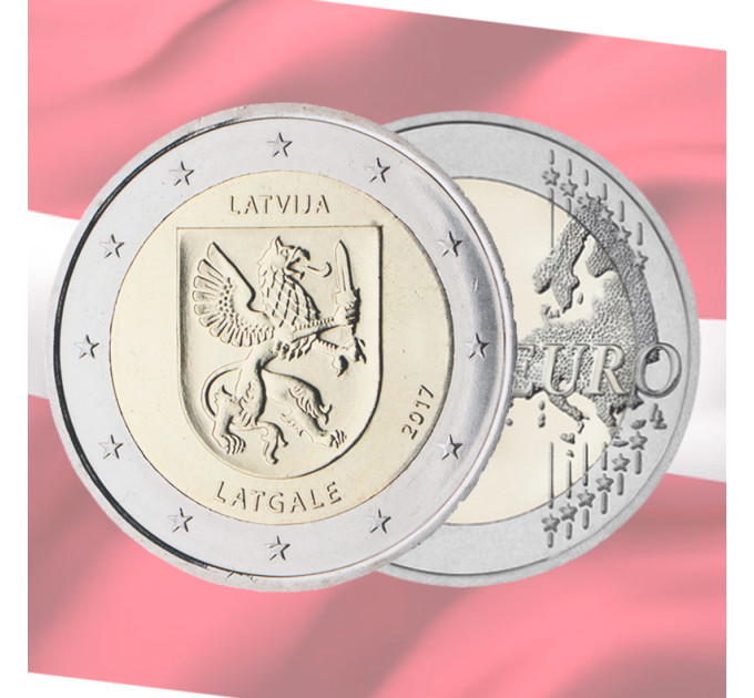 Lettonie 2 euros UNC 2017 - Latgale