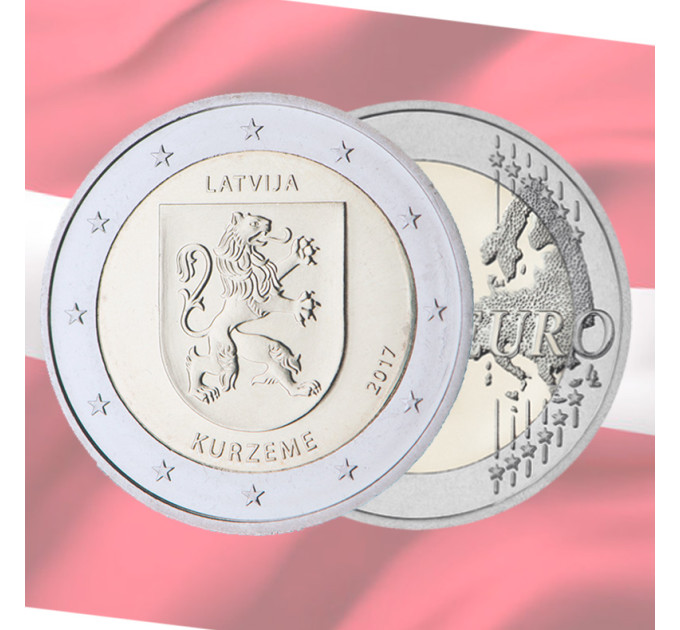 Lettonie 2 euros UNC 2017 - Kurzeme
