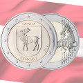 Lettonie 2 euros UNC 2018 - Zemgale