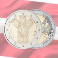 Lettonie 2 euros UNC 2018 - 100 Ans de l'Indépendance des Pays Baltes