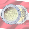 Lettonie 2 euros UNC 2020 - Céramique lettone