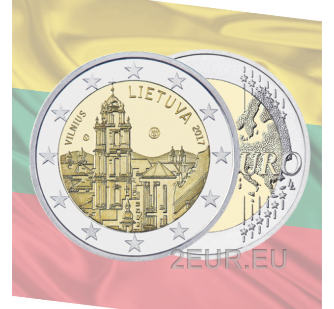 Lituanie 2 euros UNC 2017 - Vilnius