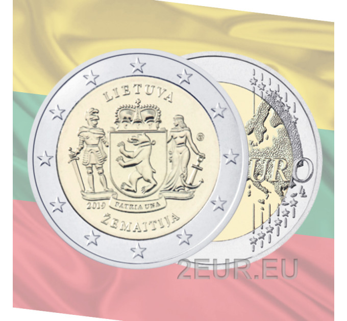 Lituanie 2 euros UNC 2019 - Zemaitija