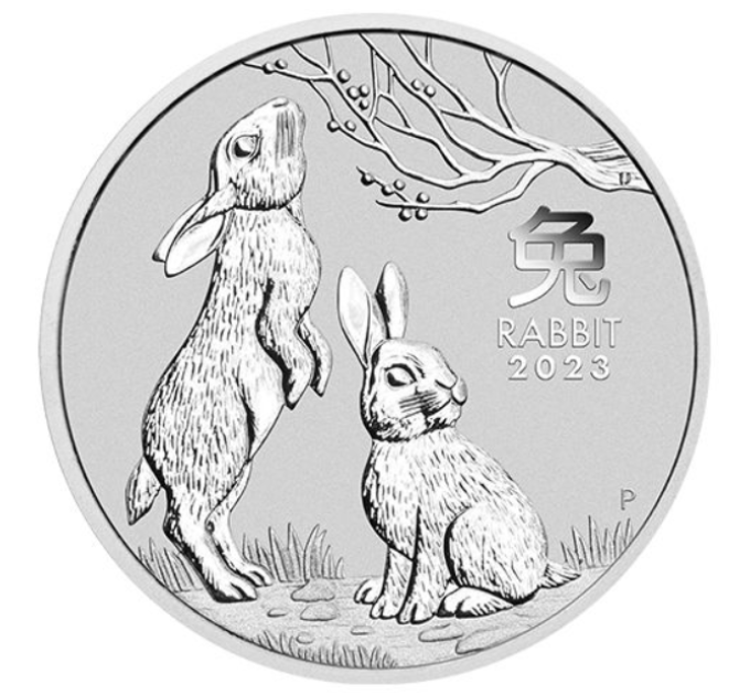 Australie 1 OZ BU 2023 - Année du Lapin