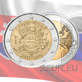 Slovaquie 2 euros UNC 2012 - 10 Years of Euro Cash