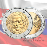 Slovaquie 2 euros UNC 2015 - 200 ans depuis la naissance de Ľudovít Štúr