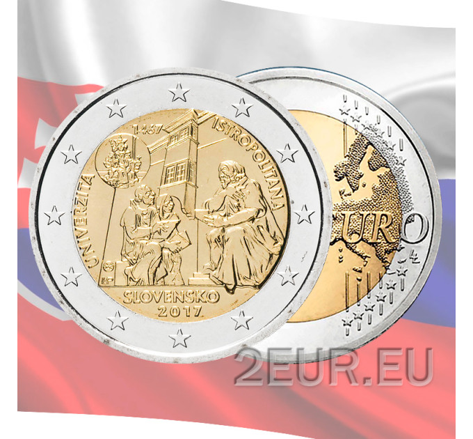 Slovaquie 2 euros UNC 2017 - Universitas Istropolitana