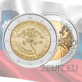 Slovénie 2 euros UNC 2010 - 200 Ans Jardin Botanique de Ljubljana