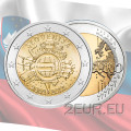 Slovénie 2 euros UNC 2012 - 10 Years of Euro Cash