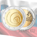 Slovénie 2 euros UNC 2013 - 800e anniversaire de la première visite des grottes de Postojna