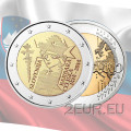 Slovénie 2 euros UNC 2014 - 600e anniversaire depuis le couronnement de Barbara de Celje