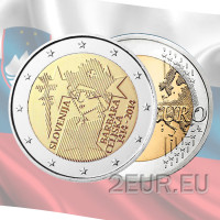 Slovénie 2 euros UNC 2014 - 600e anniversaire depuis le couronnement de Barbara de Celje