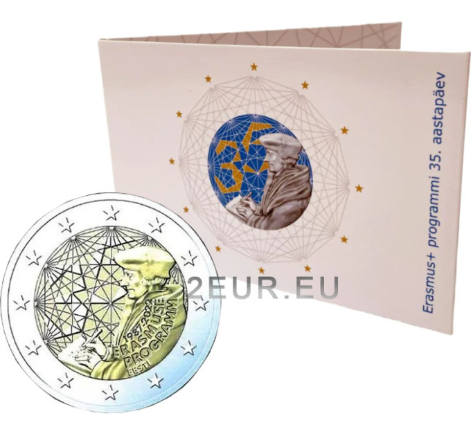 Estonie 2 euros BU 2022 - 35 ans d'Erasmus 